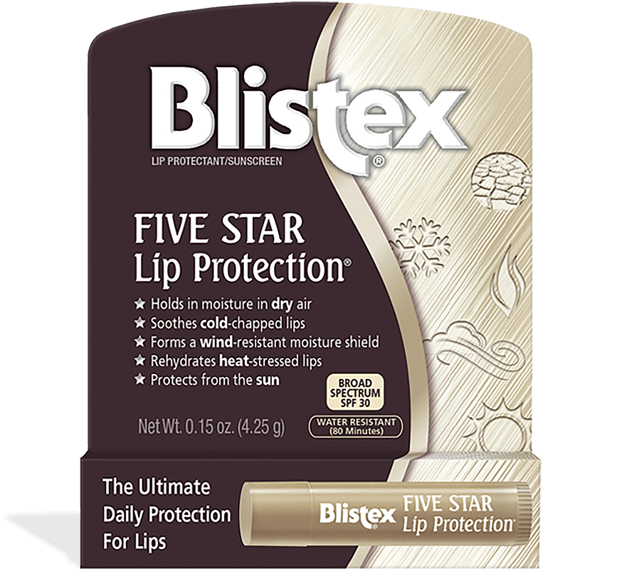 Package of Blistex Five Star Lip Protection