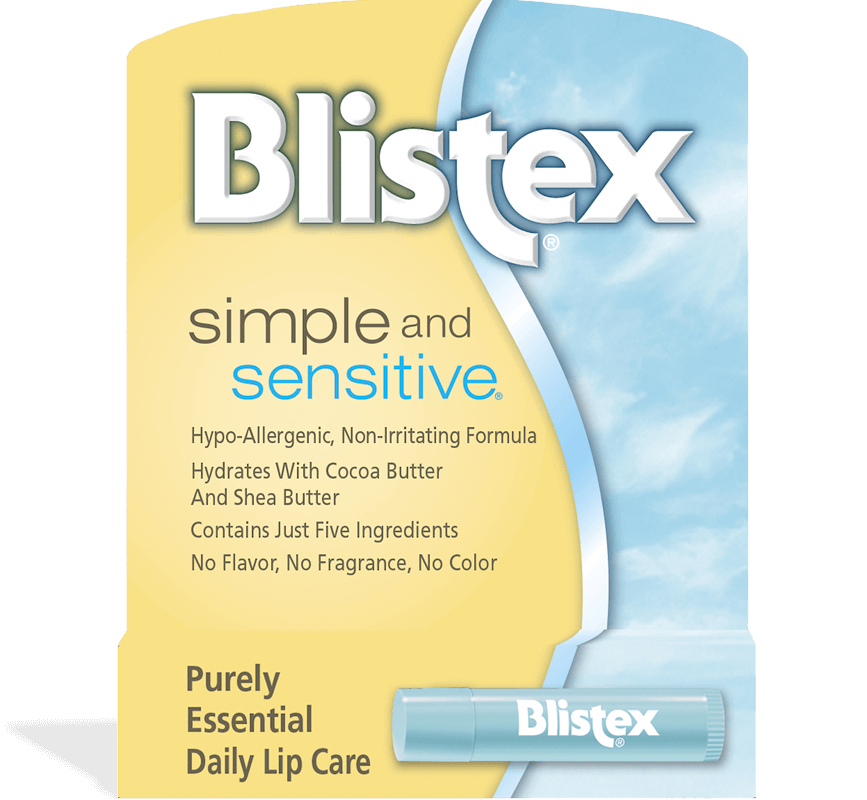 Package of Blistex Simple and Sensitive