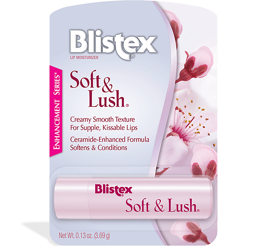Package of Blistex Soft and Lush