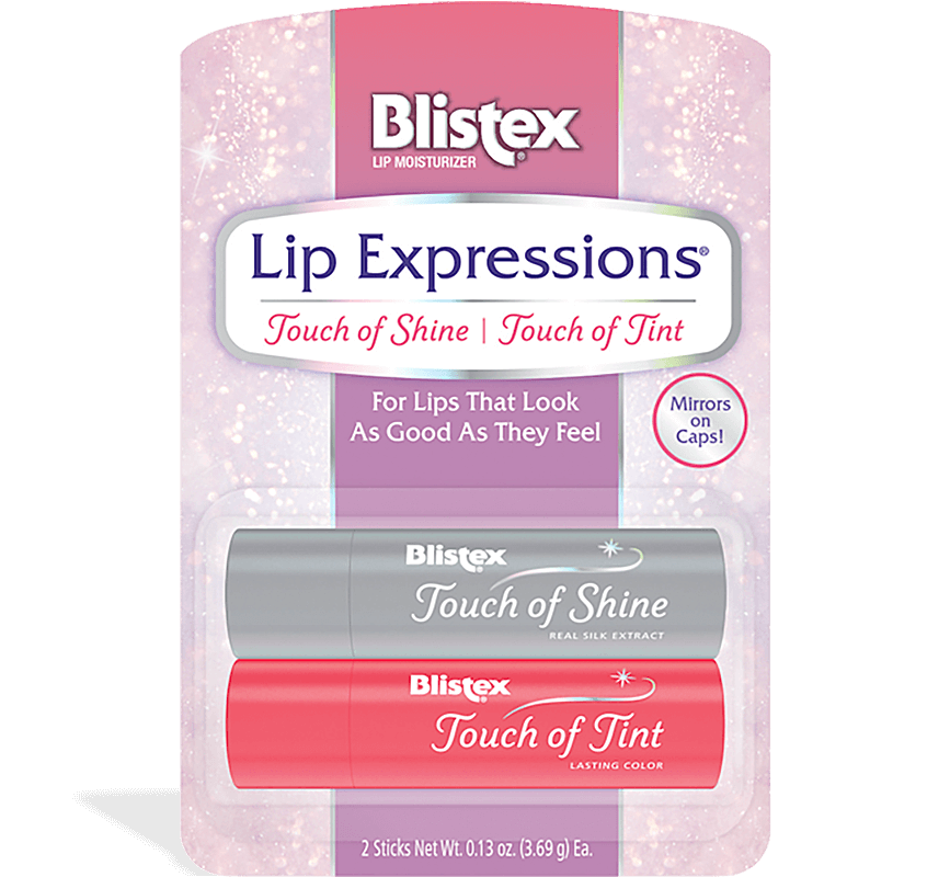 Package of Blistex Lip Expressions